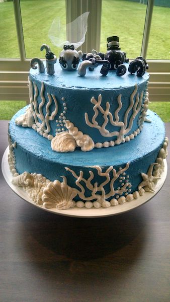 wedding cake sept 2014 octopuss