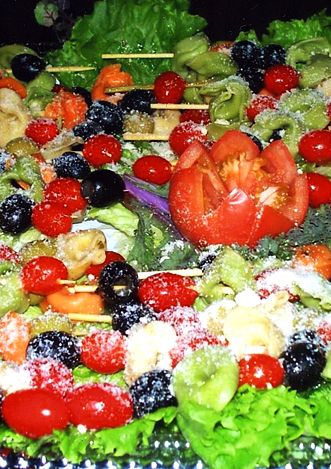 salad skewer on-site banquets